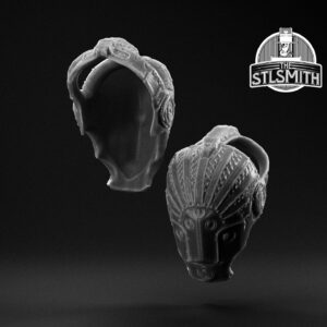 drone savage rupture helmet render bw