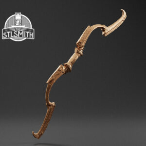 dwarven bow render bronze