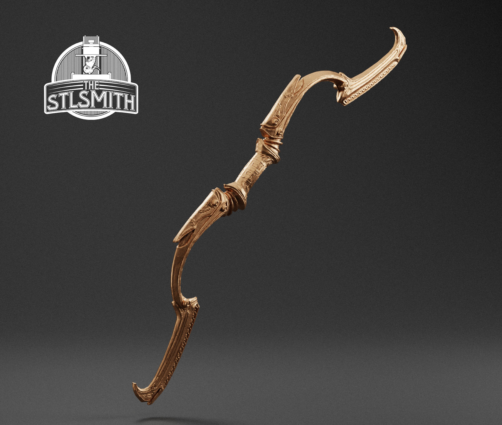 dwarven bow render bronze dwarven bow render bronze