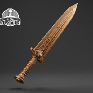 dwarven dagger render bronze