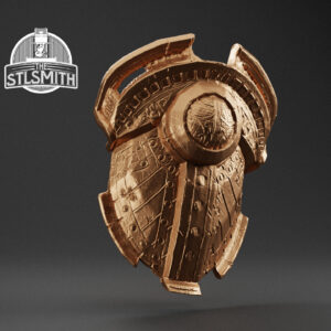dwarven shield render bronze