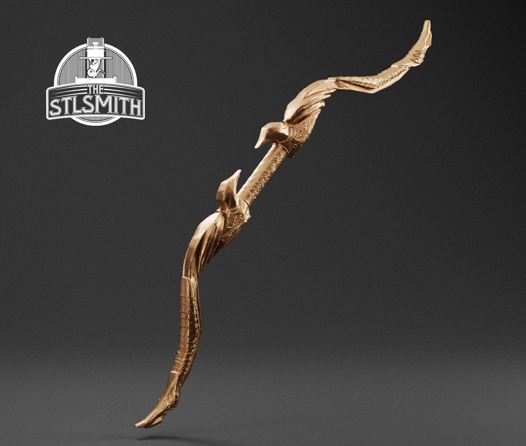 ebony bow render bronze ebony bow render bronze