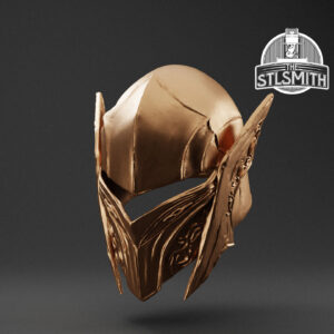 ebony helmet render bronze