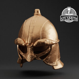 ebony helmet render bronze