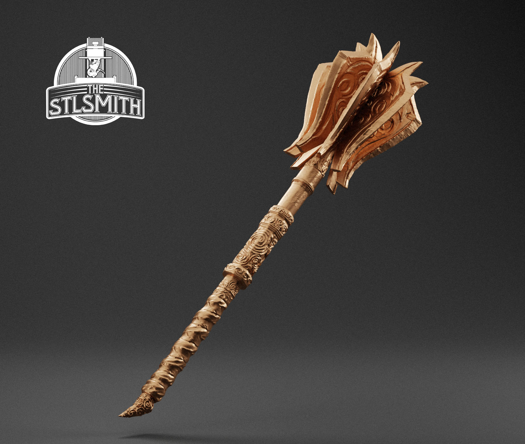 ebony mace render bronze ebony mace render bronze