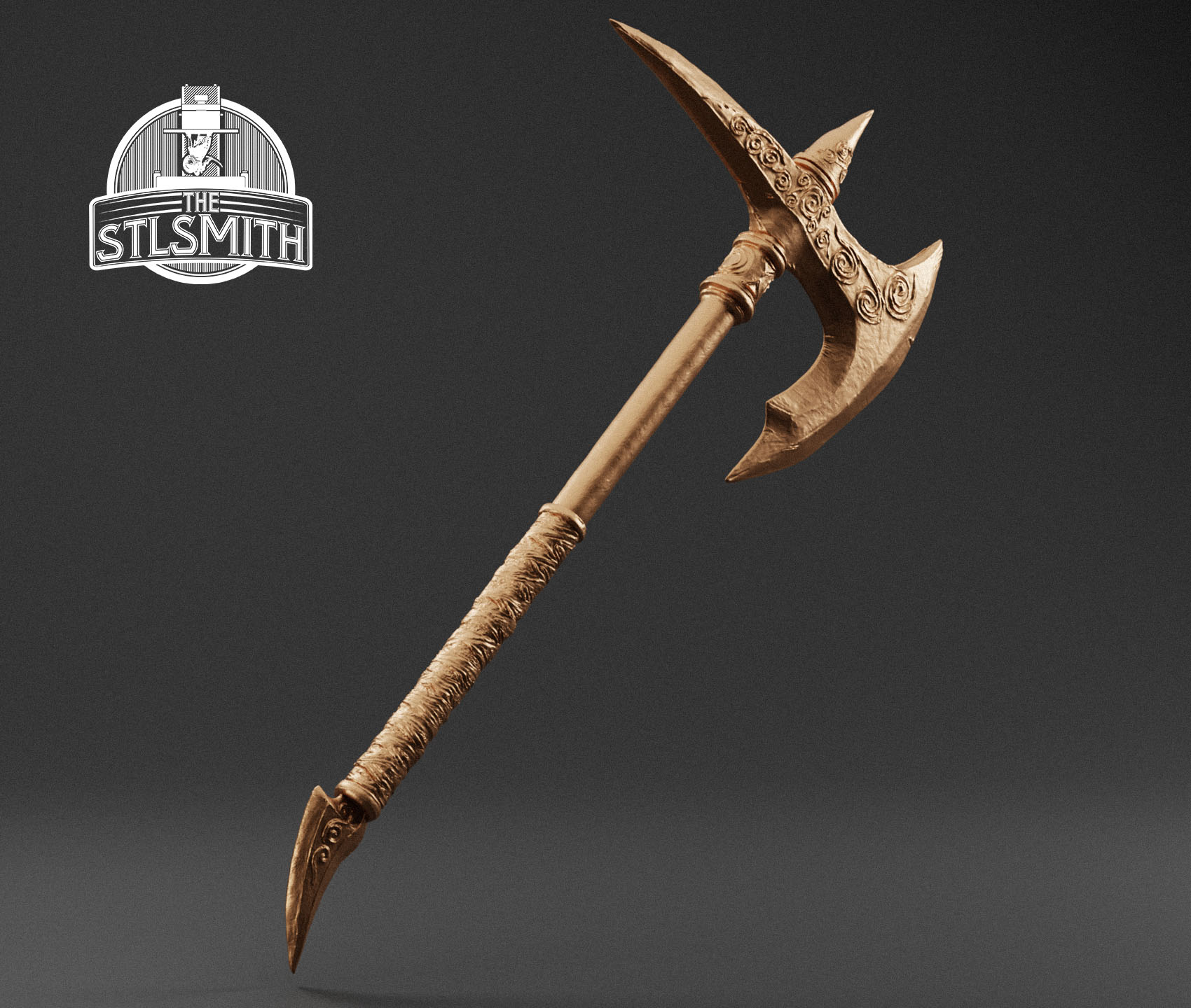 ebony war axe v2 render bronze ebony war axe v2 render bronze