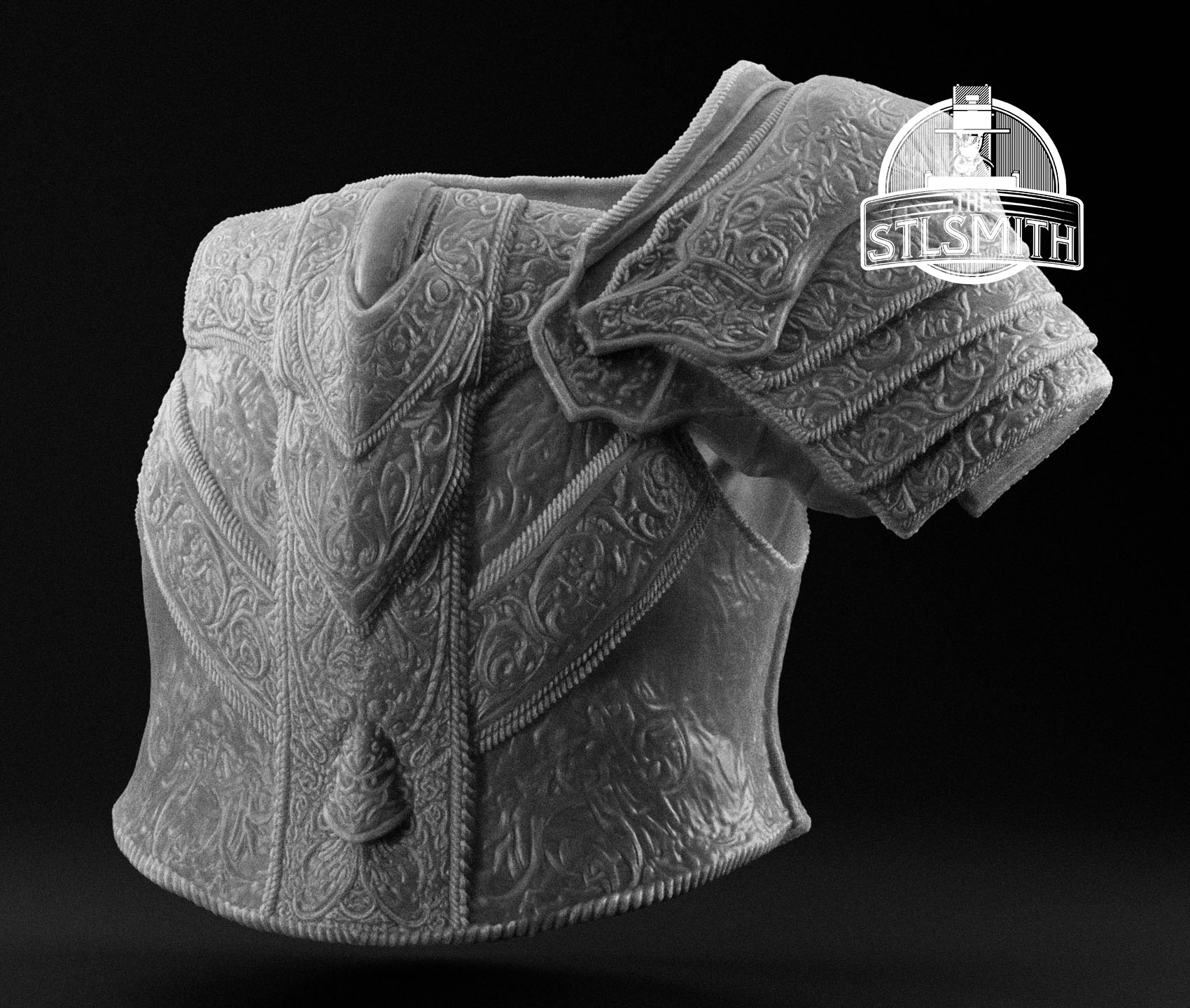 elden lord set render bw 02 elden lord set render bw 02