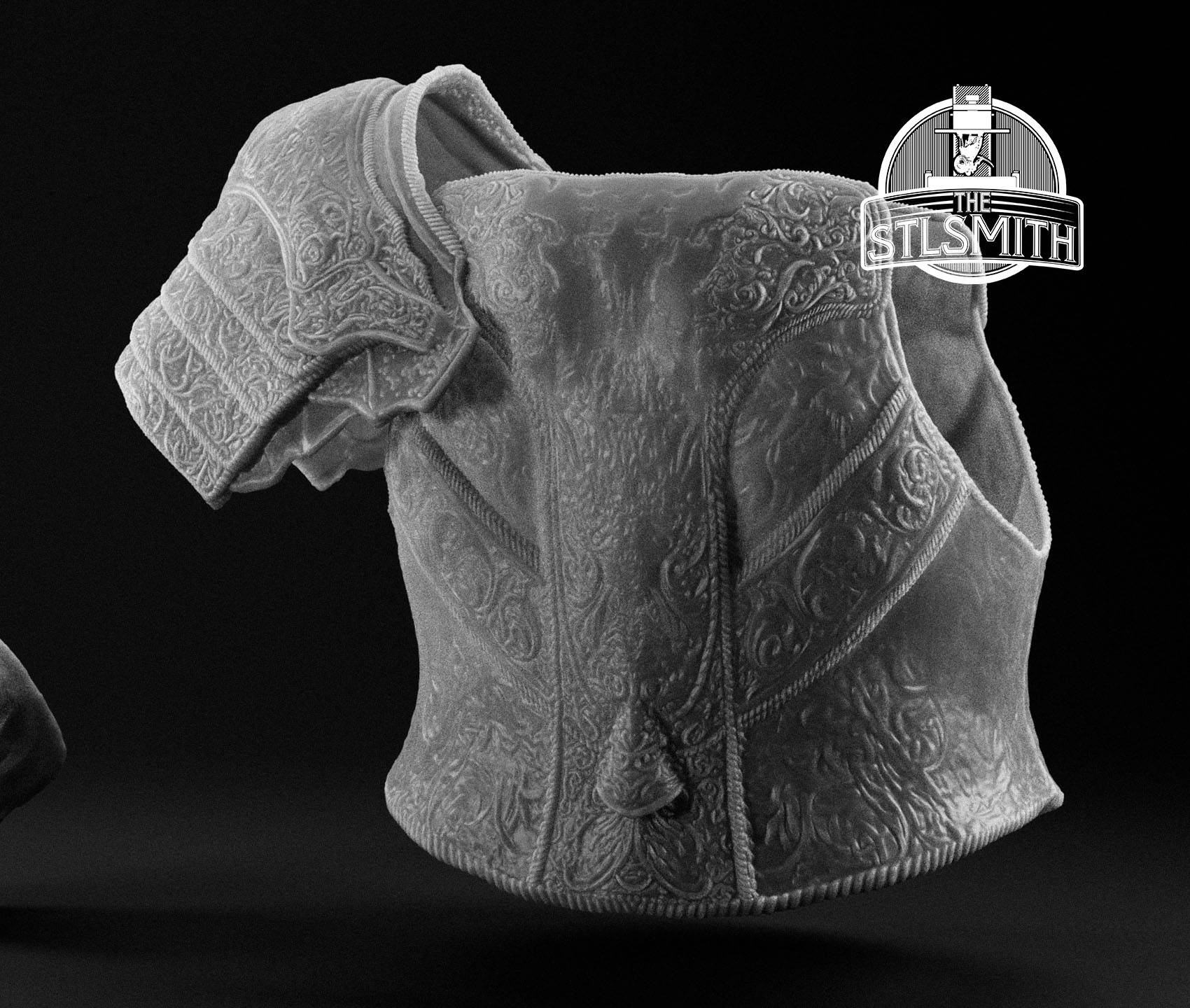 elden lord set render bw 03 elden lord set render bw 03