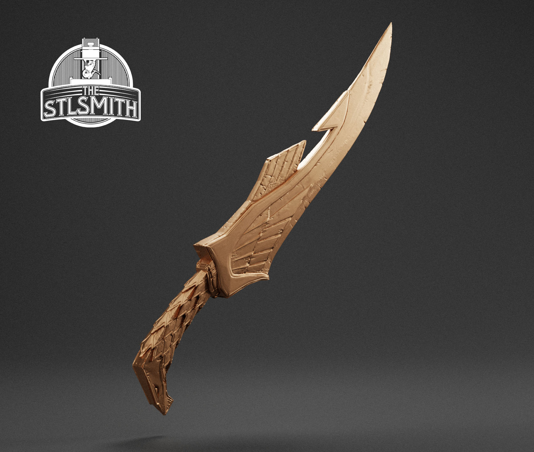 elven dagger render bronze elven dagger render bronze
