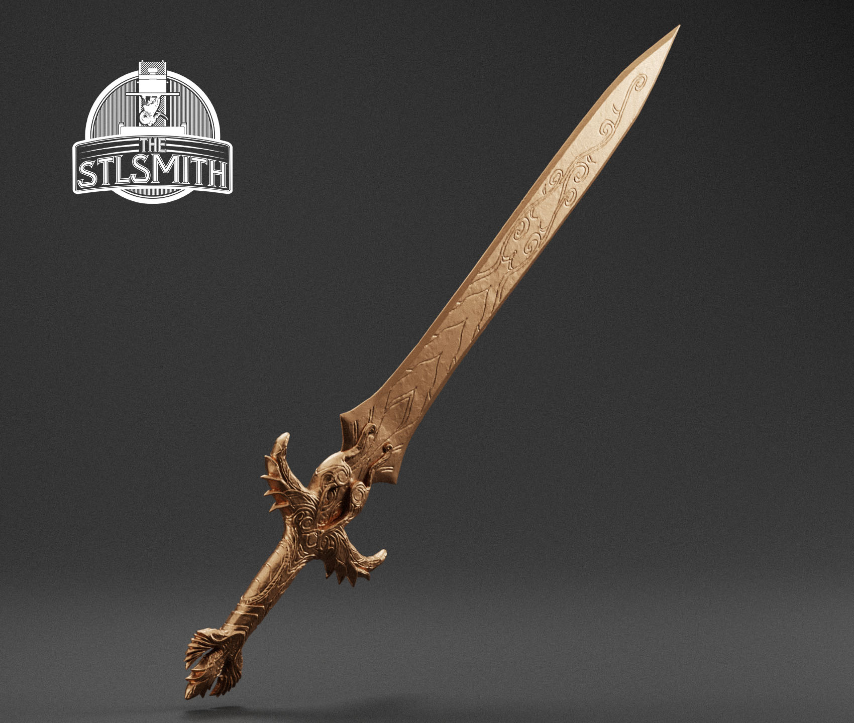 elven longsword render bronze elven longsword render bronze