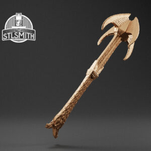 elven mace render bronze