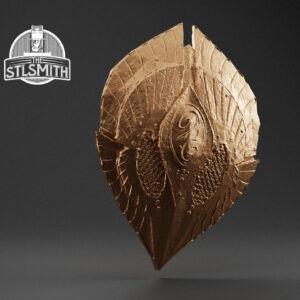 elven shield render bronze