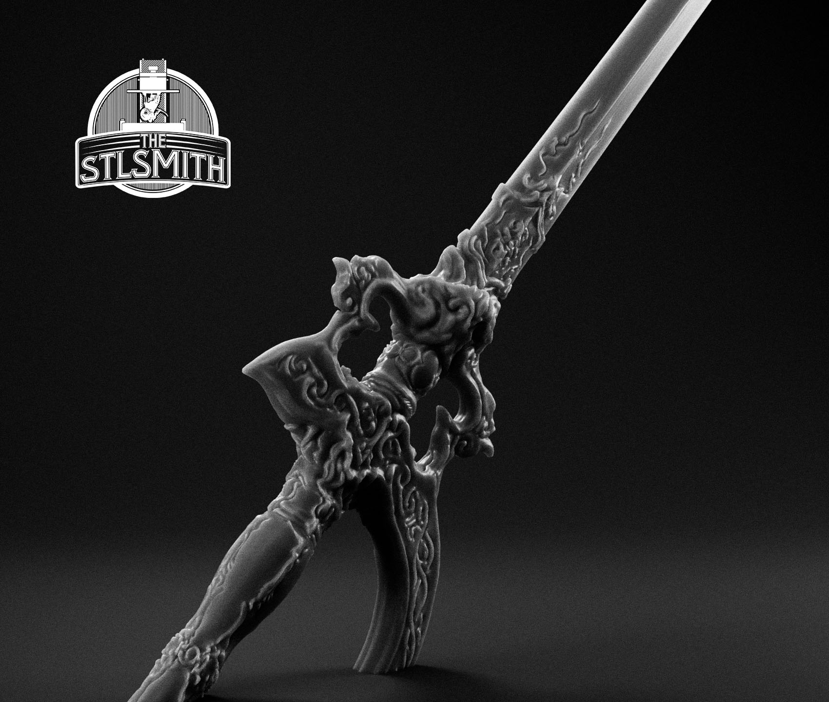 epee rapier render bw 02 epee rapier render bw 02