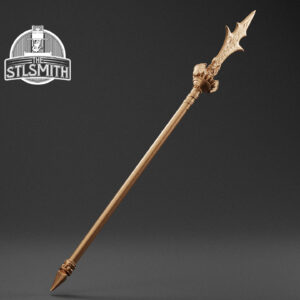 erlang shen spear render bronze