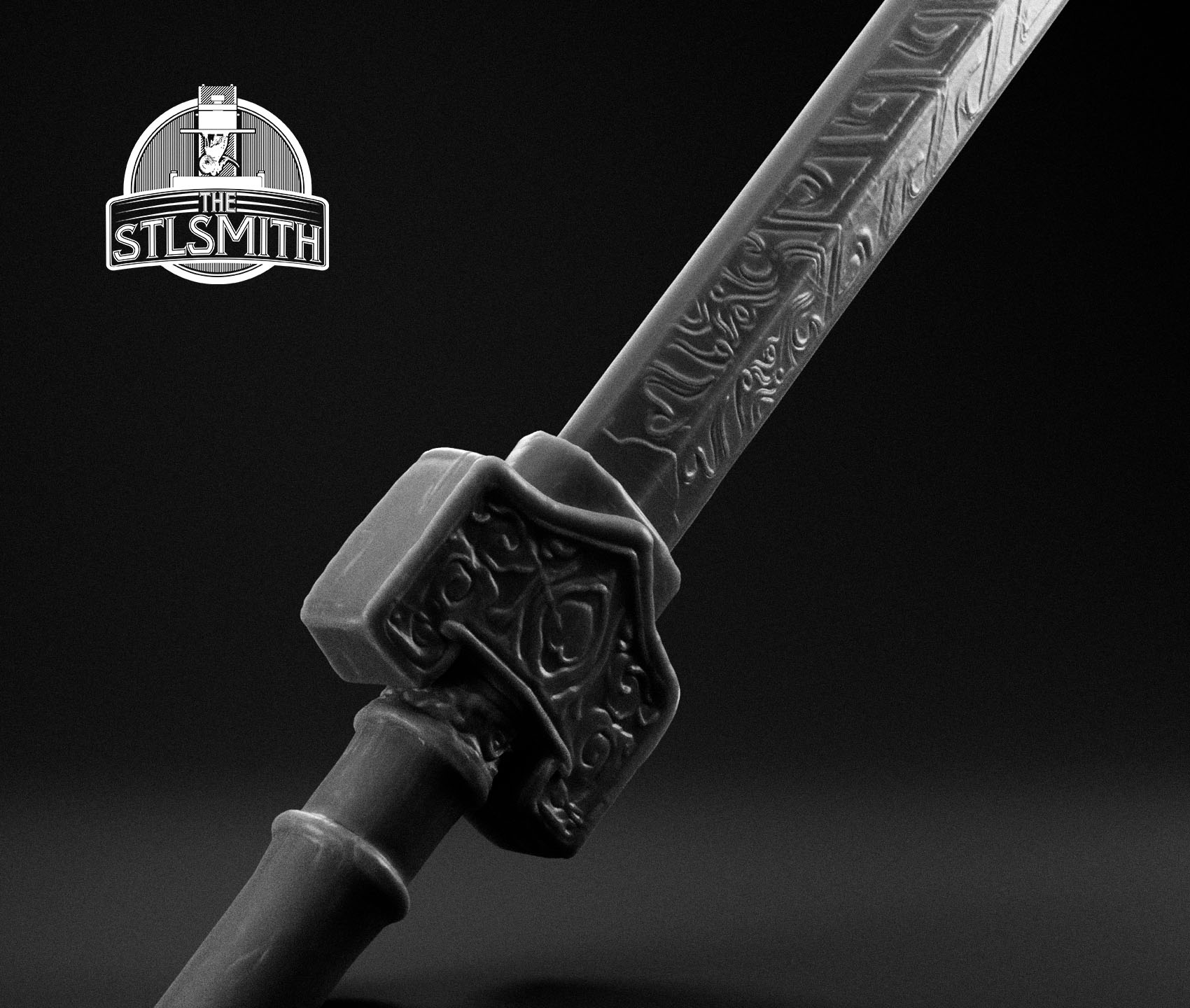 erlang shen sword render bw 02 erlang shen sword render bw 02