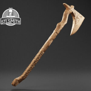exceptional axe render bronze