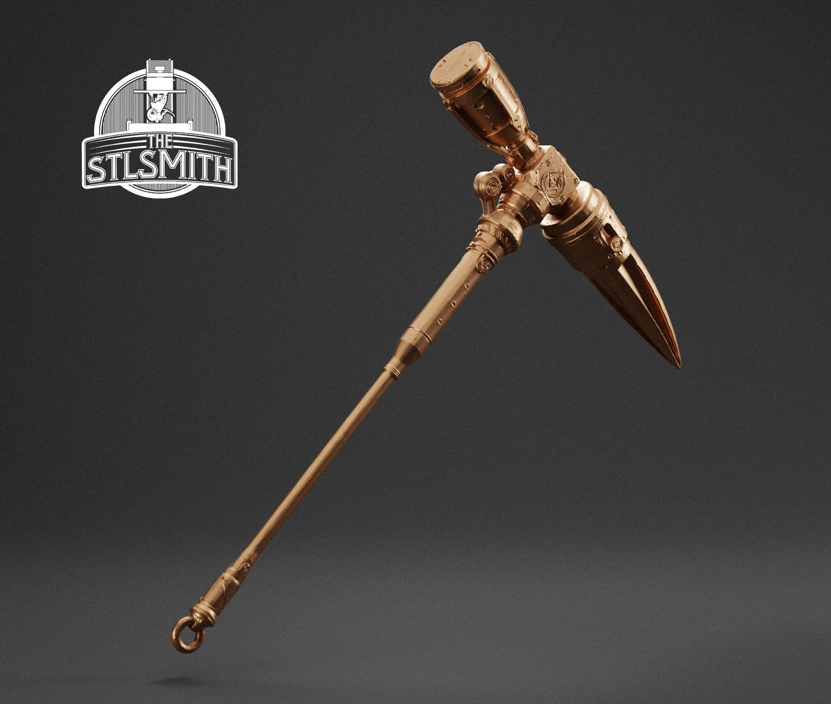 exploding pickaxe render bronze exploding pickaxe render bronze