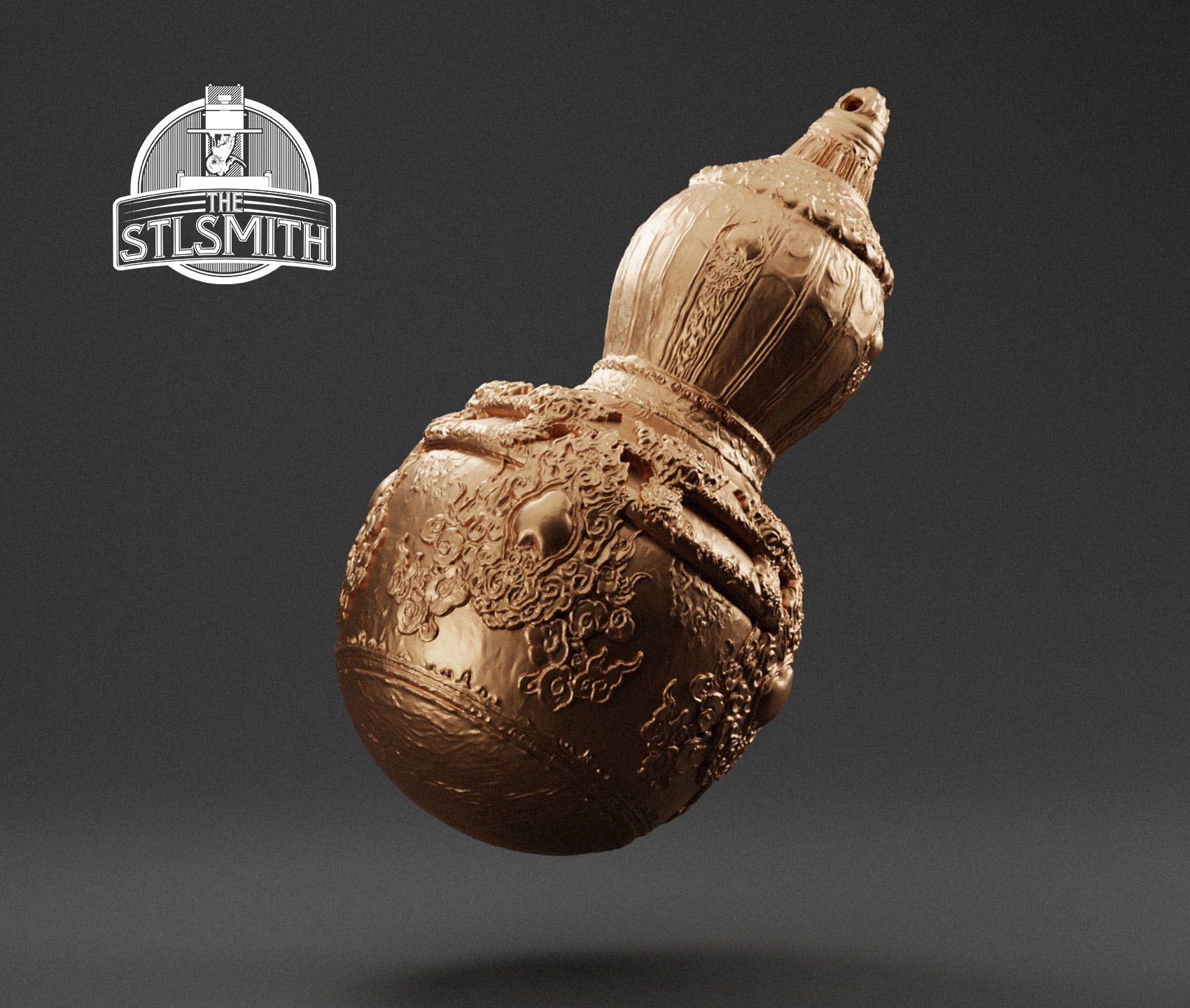fiery gourd render bronze fiery gourd render bronze