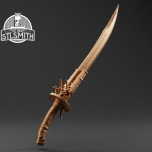 firearm blades render bronze
