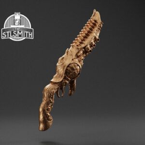 flesh pistol render bronze