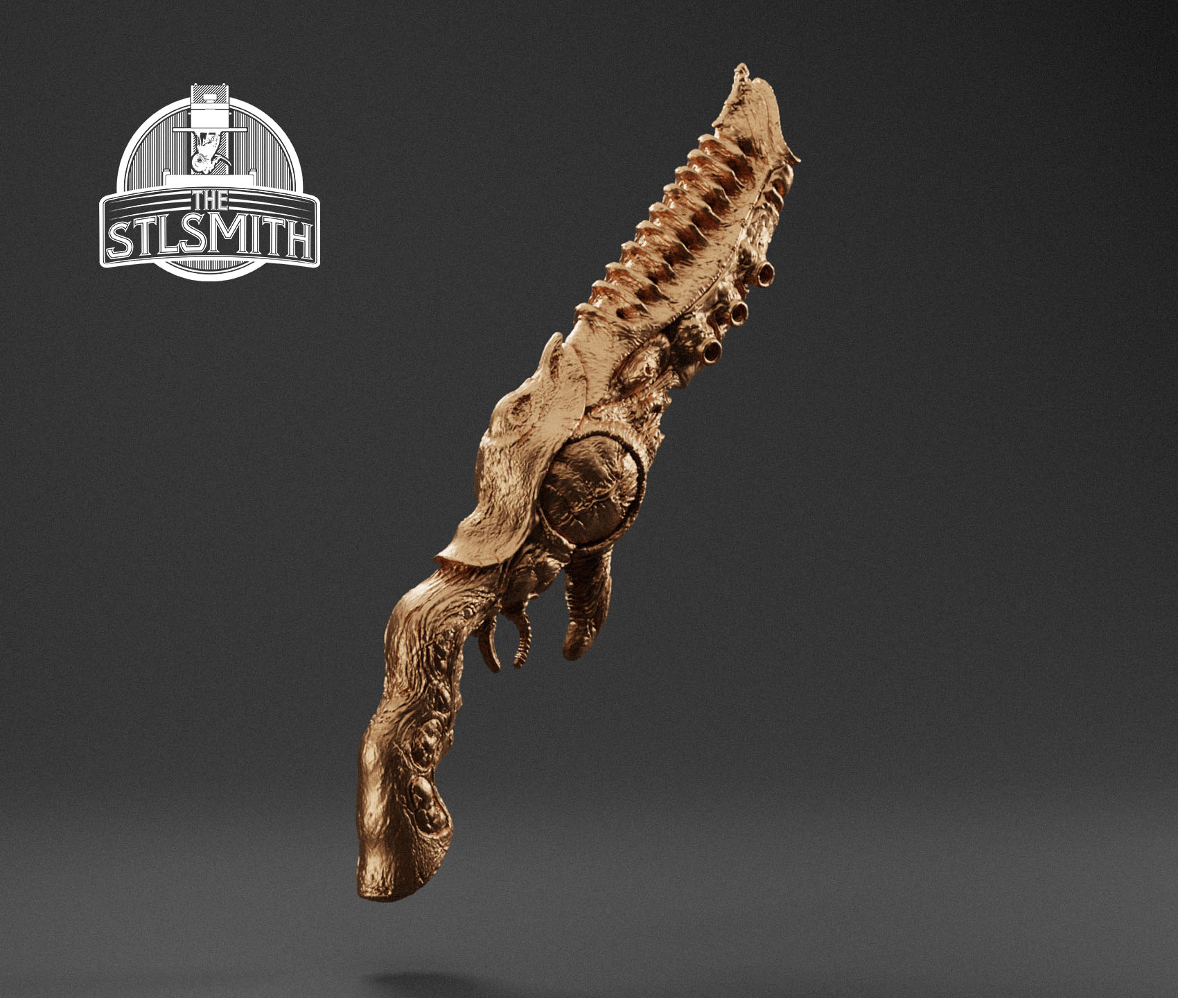 flesh pistol render bronze flesh pistol render bronze