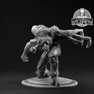 flood elite unarmed render bw