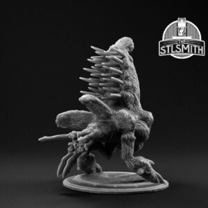 flood ranged render bw
