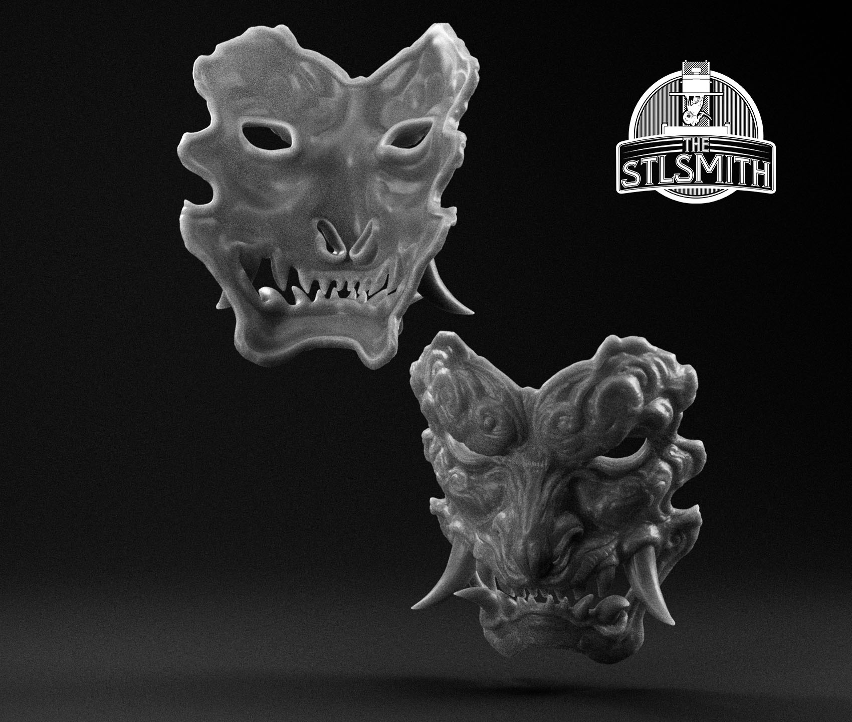 galeguard beast mask render bw galeguard beast mask render bw