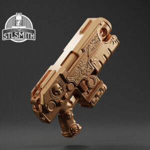 gathalamor crusade heavy bolt pistol render bronze