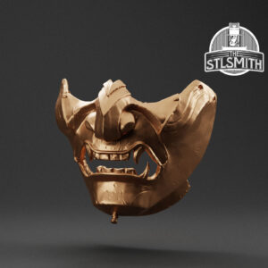 ghost mask render bronze