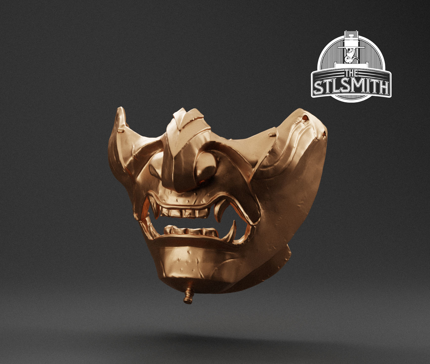 ghost mask render bronze ghost mask render bronze