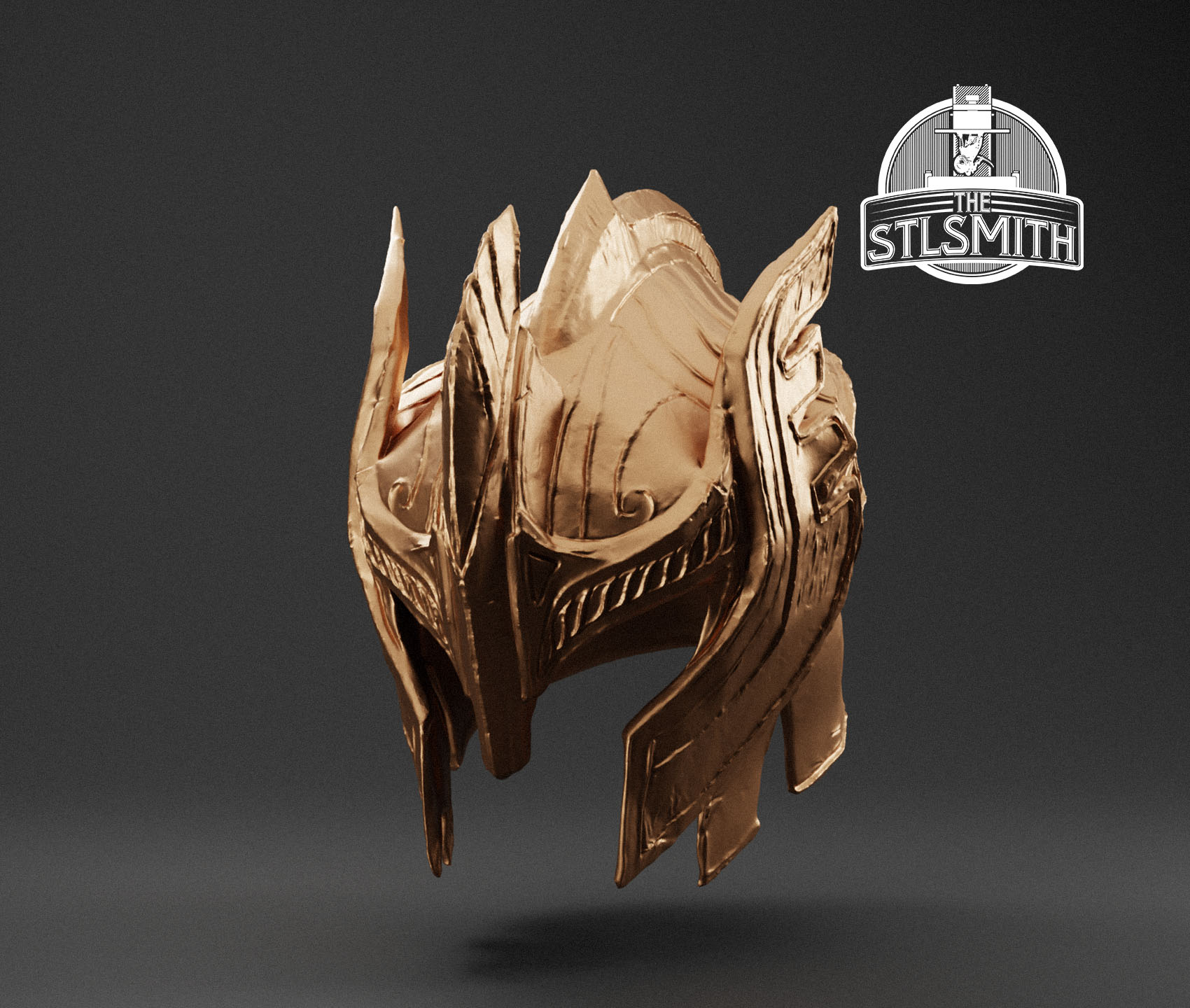 glass helmet render bronze glass helmet render bronze
