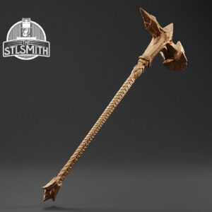glass war hammer render bronze