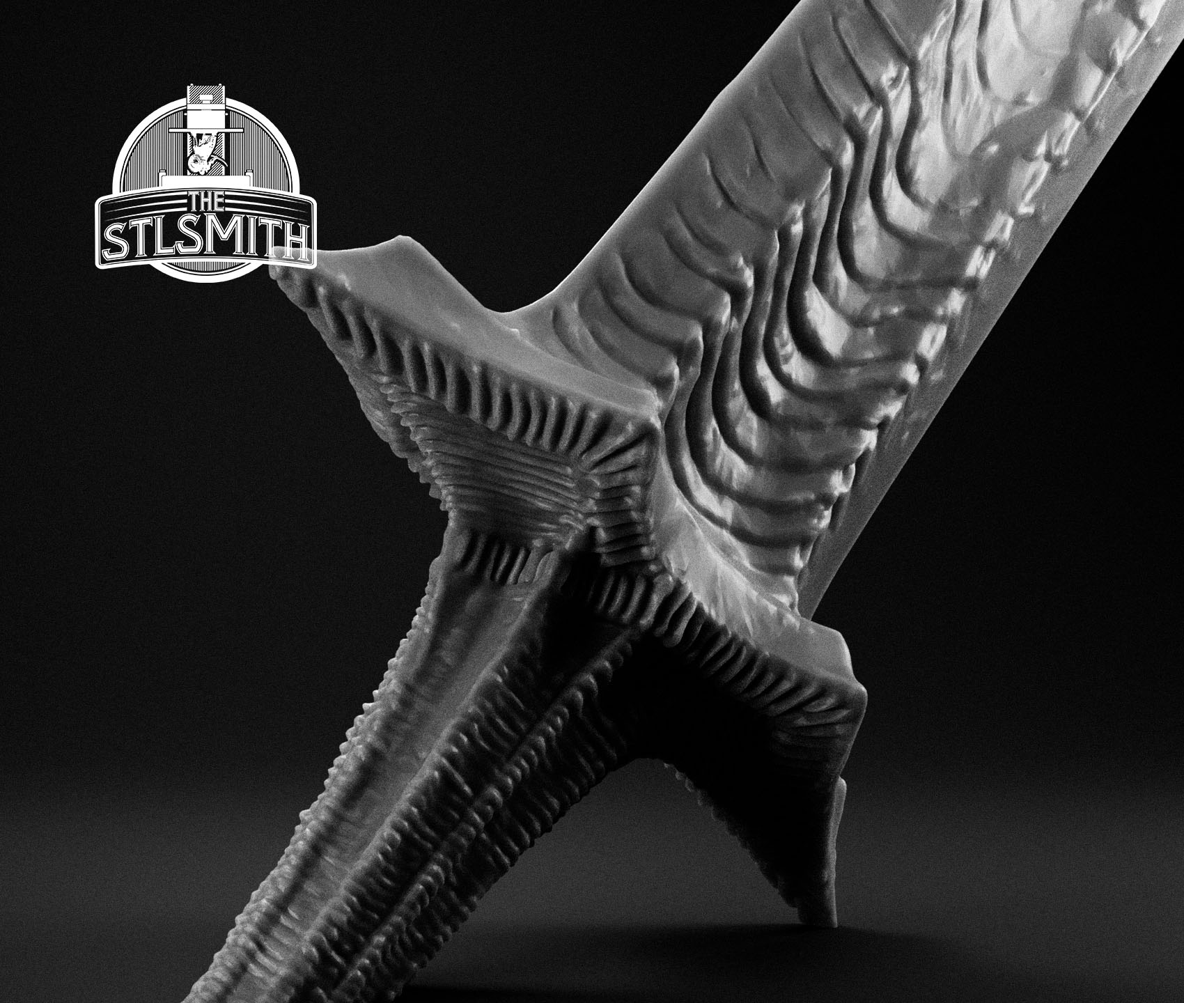 godsbane blade 02 render bw godsbane blade 02 render bw