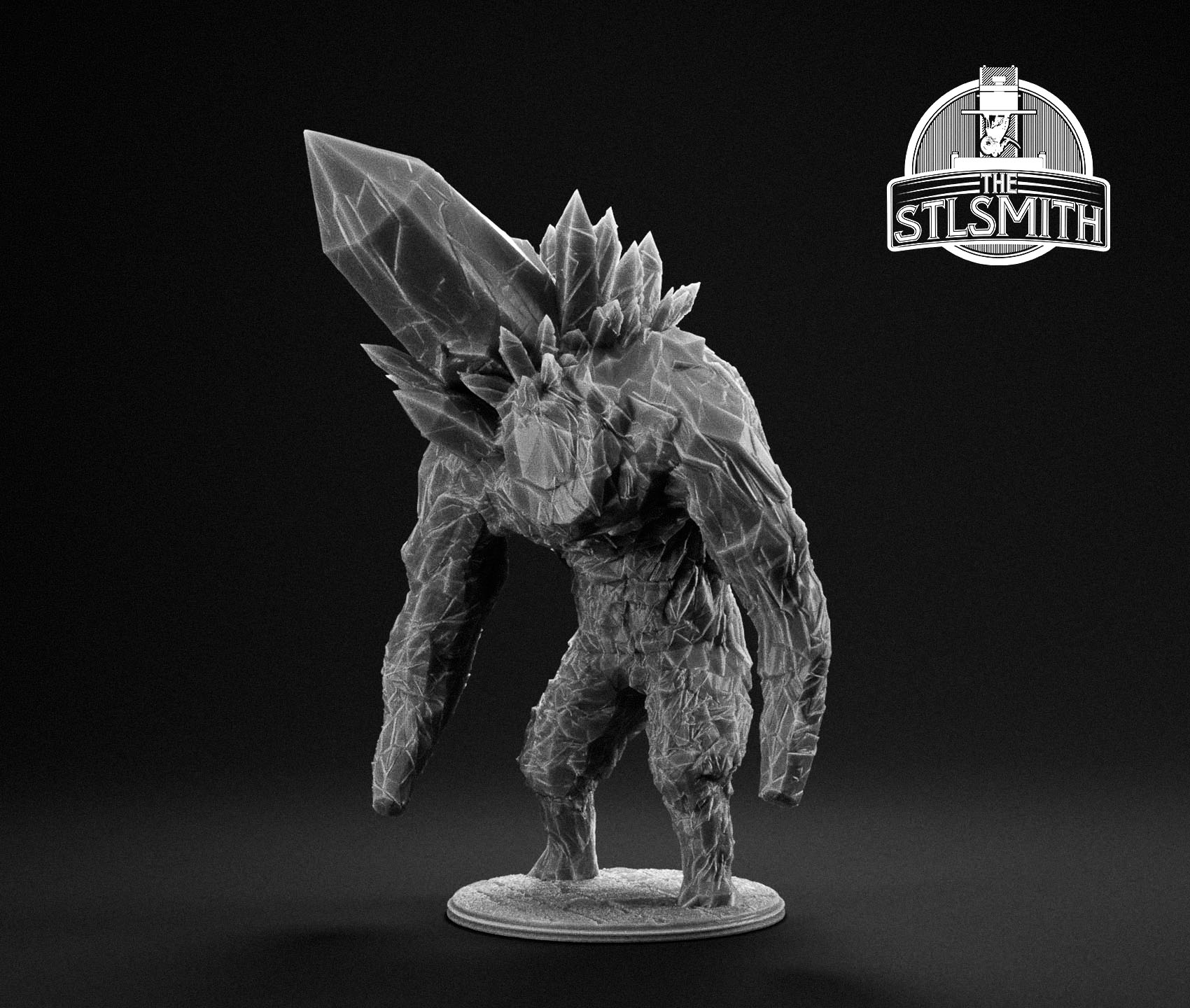 golden crystal golem render smith golden crystal golem render smith