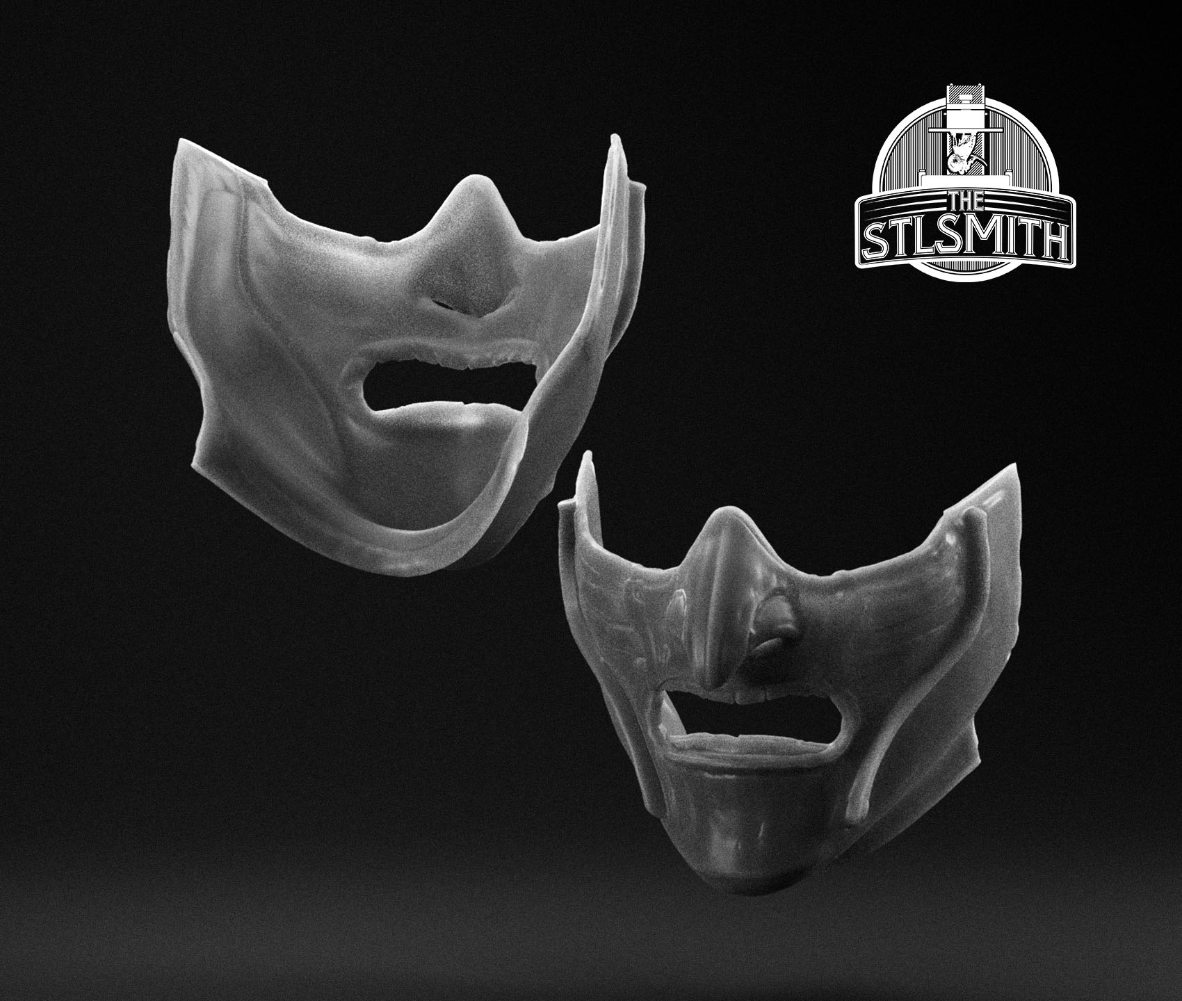 gosaku's visage mask render bw gosaku's visage mask render bw