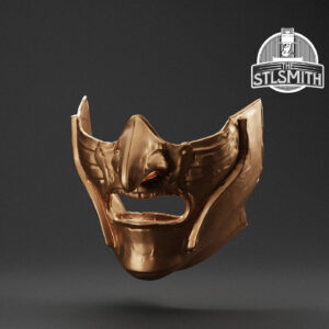 gosaku's visage mask render bronze