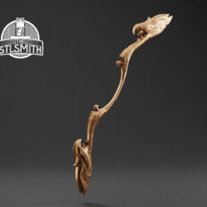 grey warden's guardian flatbow render bronze