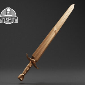 grey warden's recruit sword render bronze
