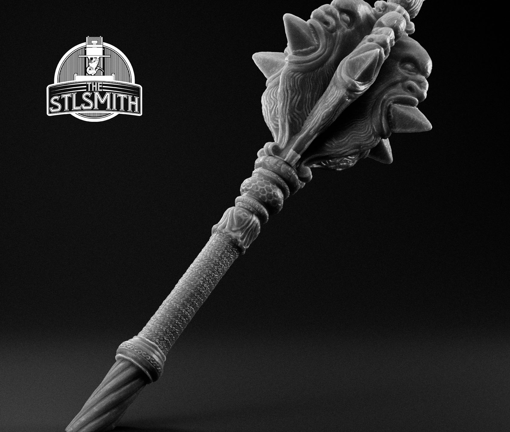 grotesque mace render bw02 grotesque mace render bw02