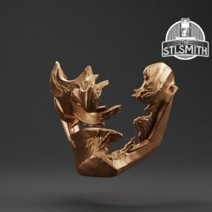 guardian's scowl mask render bronze