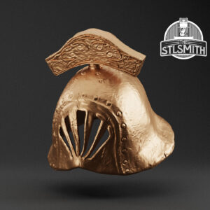 gyrm warrior greathelm render bronze