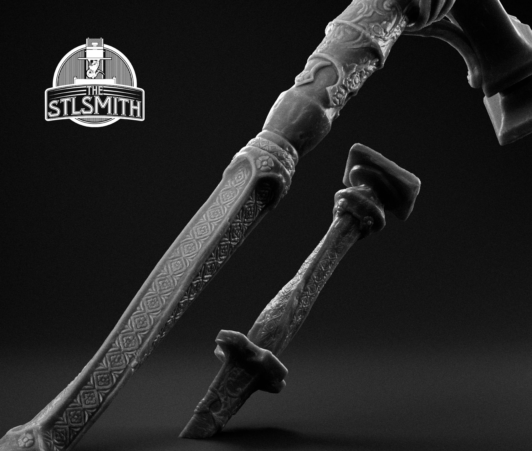 hammer and chisel render bw02 hammer and chisel render bw02