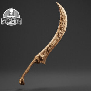 harald curved greatsword render bronze