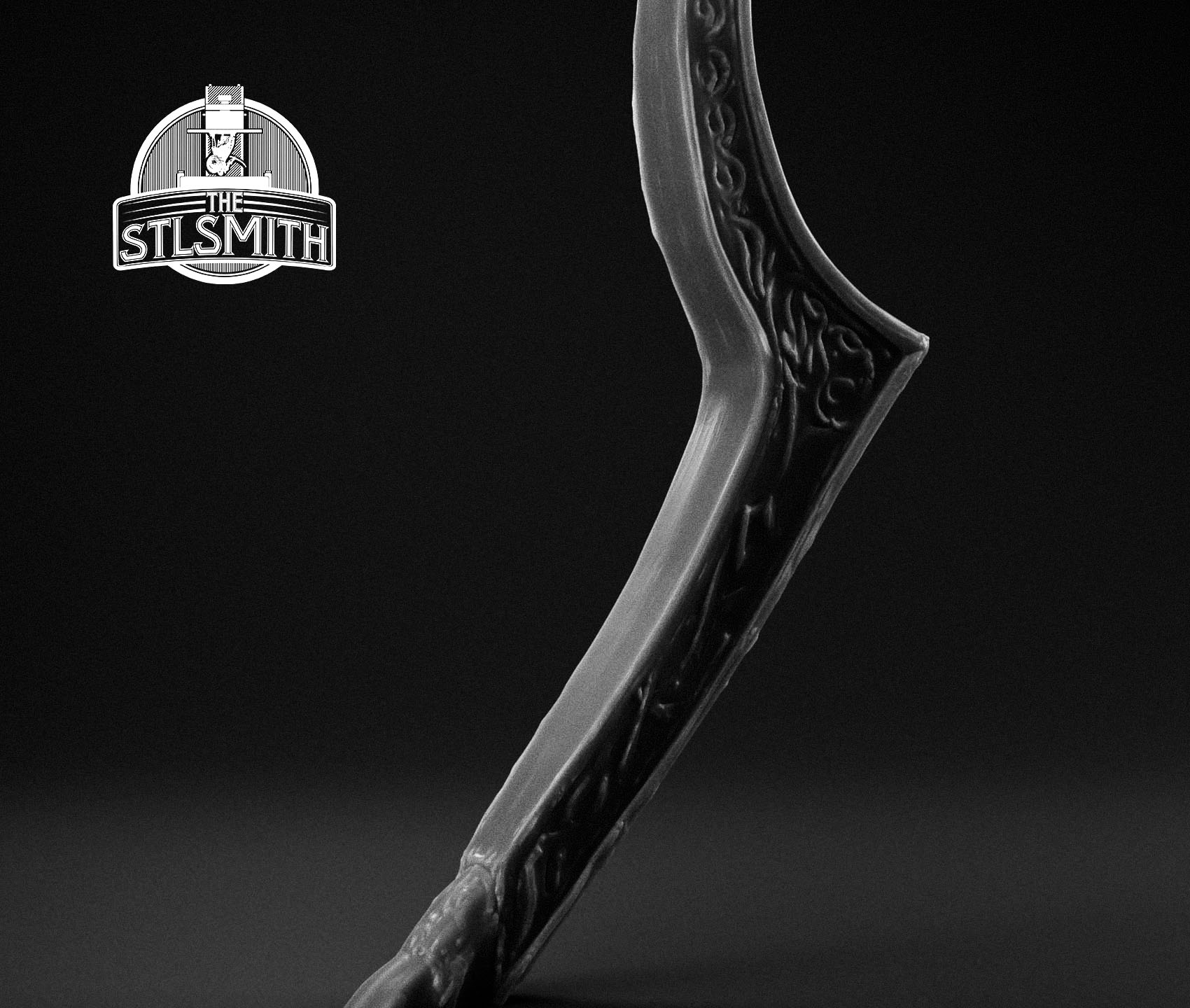 harp bow render bw 02 harp bow render bw 02