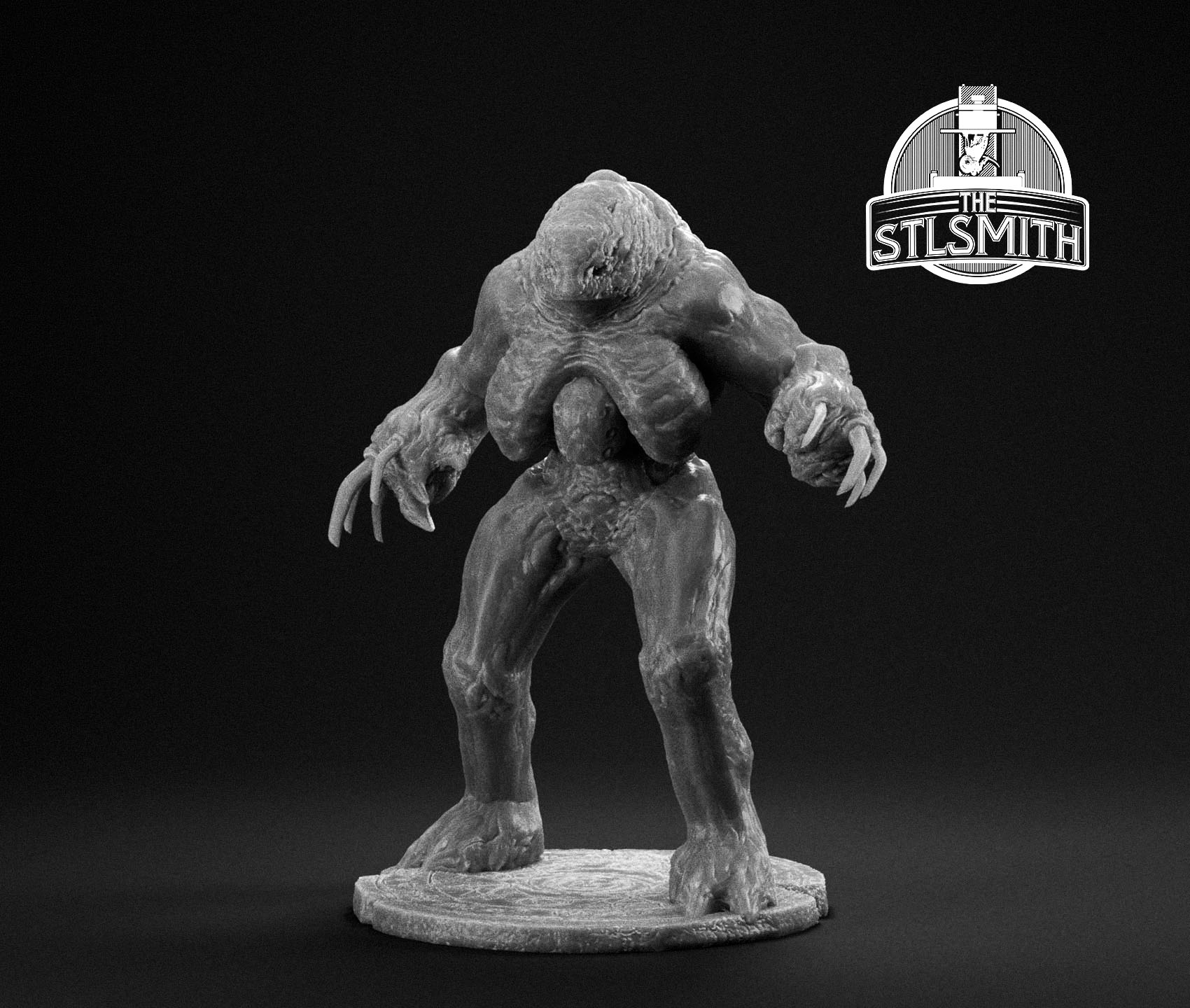 hell hunter berzerker render bw hell hunter berzerker render bw