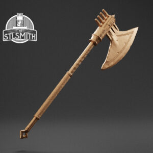 hero axe lognbryter up3 render bronze