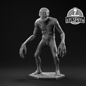 humanoid mutant p1 render bw