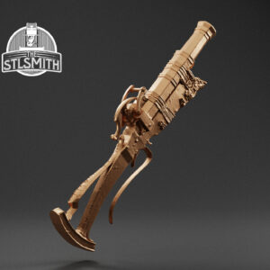 hunter blunderbuss render bronze