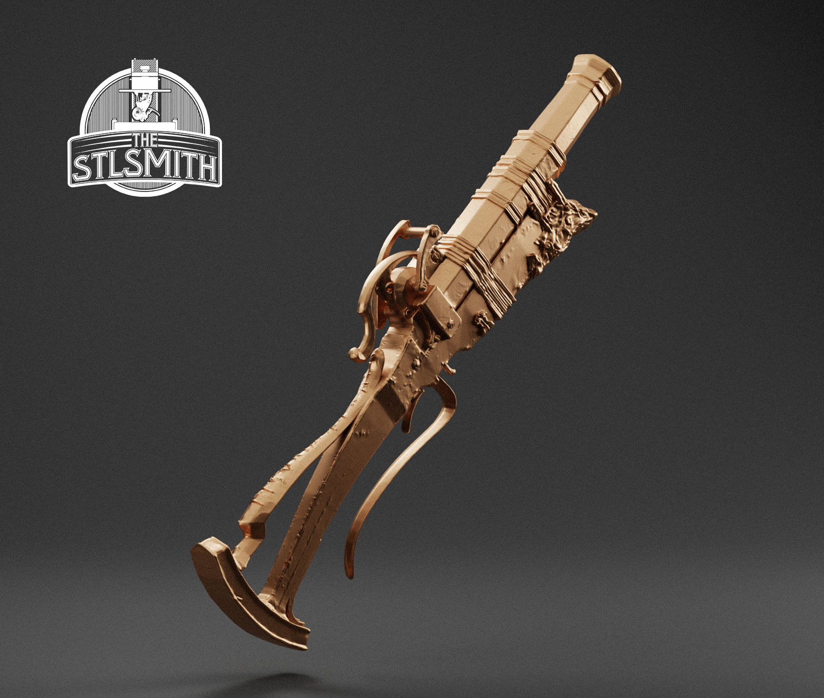 hunter blunderbuss render bronze hunter blunderbuss render bronze